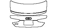 Audi A5 S5 Coupe 2017 - Trunk Lid (with S5 emblem)