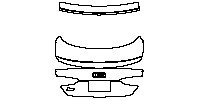 Audi A5 S5 Sportback 2017 - Trunk Lid (with S5 emblem)