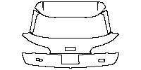 Audi Q5 Standard Wheelbase 2009 - Trunk Lid (with Q5 and 2.0T quattro emblem)