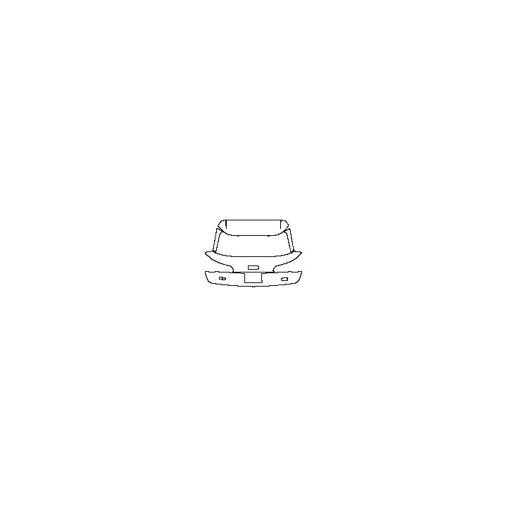 Audi Q5 Standard Wheelbase 2009 - Trunk Lid (with Q5 and 2.0T quattro emblem)