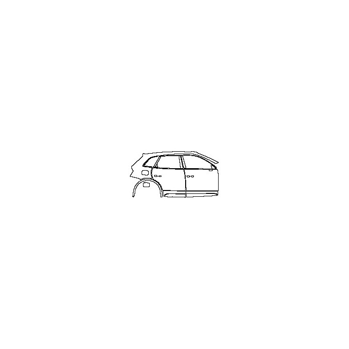 (right) Door+BC Pillar+Rear Fender+Side Skirt