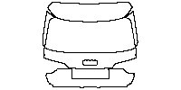 Audi A4 A4 allroad quattro 2017 - Trunk Lid (with license trim)