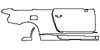 Audi A3 Cabriolet 2017 - (right) Door+Rear Fender+Side Skirt