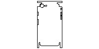 Mobile & Digital iPhone iPhone 7 2016 - Back (wrapped) (with exact hole location)