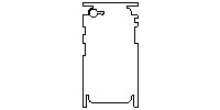 Mobile & Digital iPhone iPhone 7 2016 - Back (wrapped) (for easier installation)