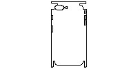 Mobile & Digital iPhone iPhone 7 Plus 2016 - Back (wrapped) (with exact hole location)