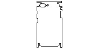 Mobile & Digital iPhone iPhone 7 Plus 2016 - Back (wrapped) (for easier installation)