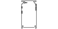 Mobile & Digital iPhone iPhone 6 Plus 2014 - Back (wrapped) (with exact hole location)