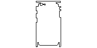 Mobile & Digital iPhone iPhone 6 Plus 2014 - Back (wrapped) (for easier installation)