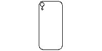 Mobile & Digital iPhone iPhone XR 2018 - Back (wrapped)