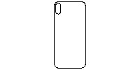 Mobile & Digital iPhone iPhone XS Max 2018 - Back (wrapped)