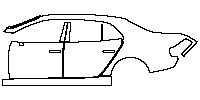 (left) Door+BC Pillar+Rear Fender+Side Skirt