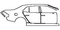 (right) Door+BC Pillar+Rear Fender+Side Skirt