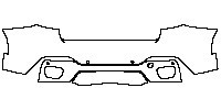 BMW X6 M Sport 2015 - Rear Bumper