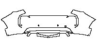 BMW X6 X6 M 2010 - Rear Bumper