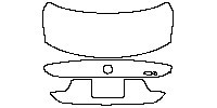 BMW 4 Series Coupe 2014 - Trunk Lid (with M4 emblem)