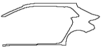 Audi A3 Sportback 2021 - (left) Rear Fender (one piece)