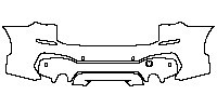 BMW X1 Standard Wheelbase 2016 - Rear Bumper