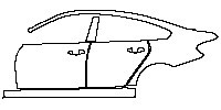 (left) Door+Rear Fender+Side Skirt