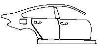 BMW 4 Series Gran Coupe 2015 - (right) Door+Rear Fender+Side Skirt