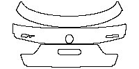 BMW 3 Series Gran Turismo 2013 - Trunk Lid (with GT and 3XXi emblem)
