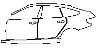 (left) Door+BC Pillar+Rear Fender+Side Skirt
