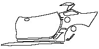 Chevrolet Corvette Z06 2015 - (left) Door+Rear Fender+Side Skirt