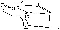 Ferrari F12 F12berlinetta 2013 - (right) Door+Rear Fender+Side Skirt (for Right Hand Drive)