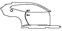 (right) Door+Rear Fender+Side Skirt