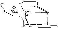 Ferrari F12 F12tdf 2016 - (right) Door+Rear Fender+Side Skirt (for Left Hand Drive)