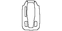 Honda Crider Interior 2019 - Center Console (for automatic gear box only)