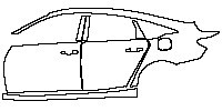 Honda Accord Exterior 2018 - (left) Door+Side Skirt+Rear Fender