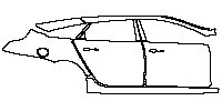 (right) Door+BC Pillar+Rear Fender+Side Skirt