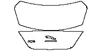 Jaguar XJ XJL 2011 - Trunk Lid (with XJL and JAGUAR emblem)