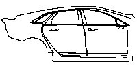 Lincoln MKZ Exterior 2017 - (right) Door+Side Skirt+Rear Fender