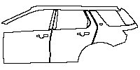 (left) Door+BCD Pillar+Rear Fender