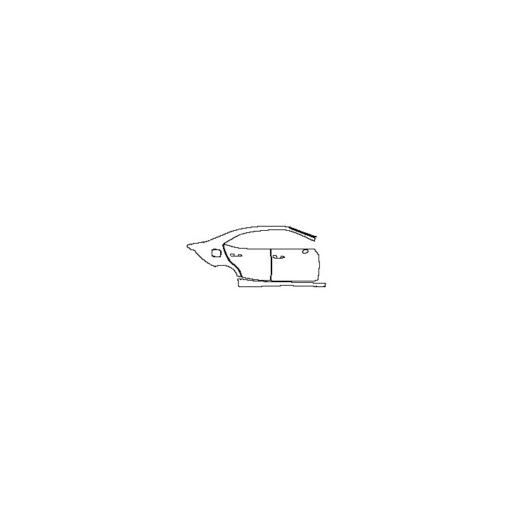 (right) Door+Rear Fender+Side Skirt