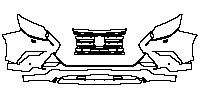 Lexus GX Exterior 2010 - Bumper+Headlamp (with Sport Appearance Package)