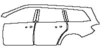 (left) Door+BC Pillar+Rear Fender