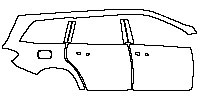 (right) Door+BC Pillar+Rear Fender