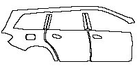 (right) Door+BC Pillar+Rear Fender