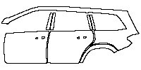 (left) Door+BC Pillar+Rear Fender