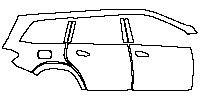(right) Door+BC Pillar+Rear Fender