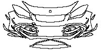 Mercedes-Benz CLA Coupe 2013 - Bumper+Headlamp (Aero Kit)