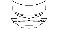 Mercedes-Benz CLA Coupe 2013 - Trunk Lid (with AMG and CLA 45 emblems)