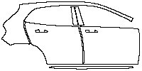 (right) Door+B Pillar+Rear Fender+Side Skirt