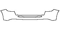 Mercedes-Benz GLA Base 2013 - Rear Bumper