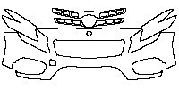 Mercedes-Benz GLA Sport 2013 - Bumper+Headlamp