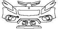 Mercedes-Benz GLA AMG GLA 45 2015 - Bumper+Headlamp