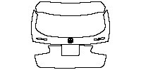 Mercedes-Benz GLC SUV 2018 - Trunk Lid (without carbon fiber package, with AMG and GLC 63 emblems.)